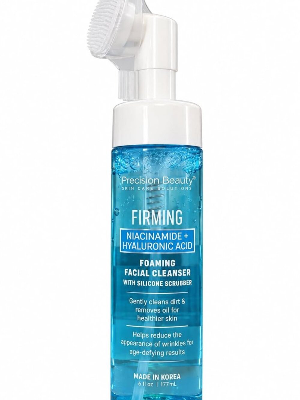 Precision Beauty Firming Foaming Facial Cleanser with Niacinamide + Hyaluronic A